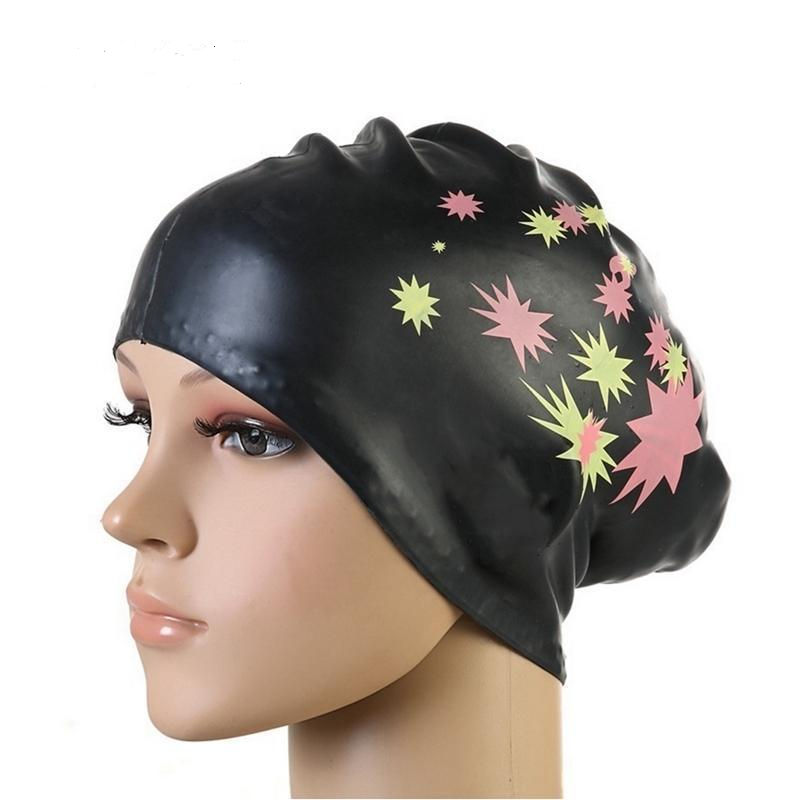 Doracy - Doracy  New Design Adult Silicone Elastic Waterproof Swimming Hats Long Hair and  Ear Protection Sports Swim Pool Cap for Men and Women Free size - Bracelets, Caps Hats  New Design Adult Silicone Elastic Waterproof Swimming Hats Long Hair and  Ear Protection Sports Swim Pool Cap for Men and Women Free size - Caps Hats Swimming Swimming Running Cycling  Fashion