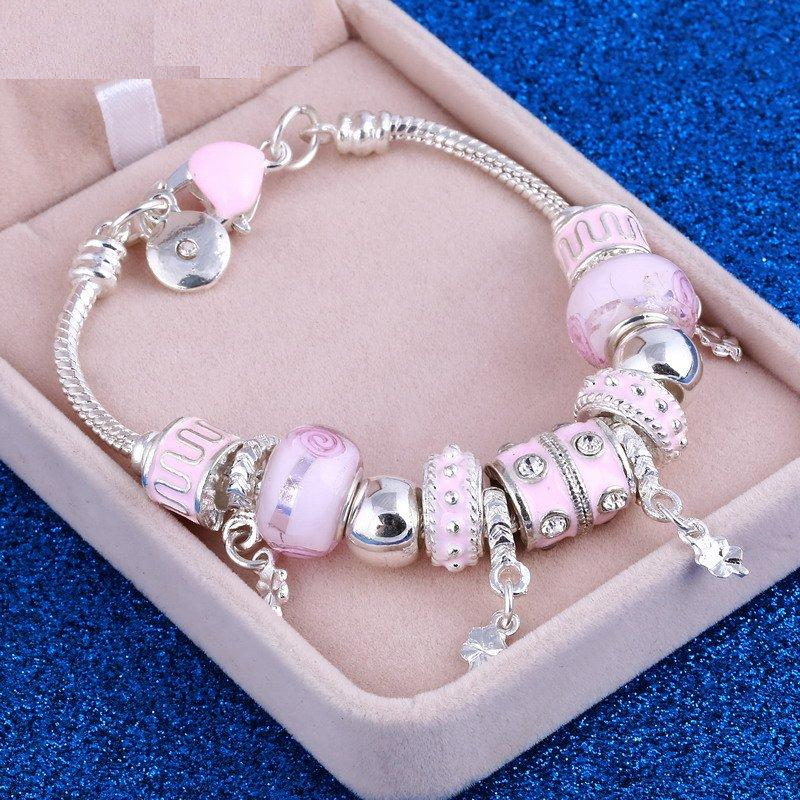 Glass Beads Bracelets Bangles, Glass Pendant Bracelet