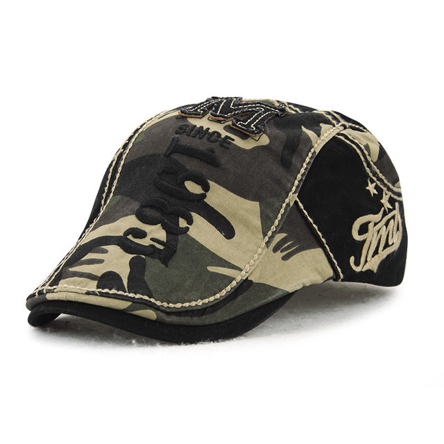 Doracy - Doracy  Male camouflage french berets adjustable casual military beret hat flat duckbill painter hat women men newsboy bone casquette - Bracelets, Caps Hats  Male camouflage french berets adjustable casual military beret hat flat duckbill painter hat women men newsboy bone casquette - Caps Hats  Swimming Running Cycling  Fashion