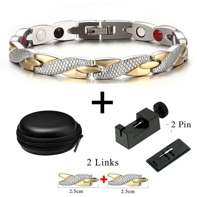 Doracy - Doracy  Magnetic Therapy Bracelet Natural Pain Relief For Arthritis and Joint Pain For Men and Women 8.3" - Bracelets, Caps Hats  Magnetic Therapy Bracelet Natural Pain Relief For Arthritis and Joint Pain For Men and Women 8.3" - Caps Hats  Swimming Running Cycling  Fashion
