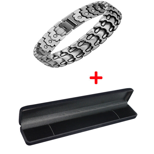 Doracy - Doracy  New Arrival 26 pcs (Magnets) Stainless Steel Magnetic Therapy  Bracelet For Pain Relief And Arthritis - Bracelets, Caps Hats  New Arrival 26 pcs (Magnets) Stainless Steel Magnetic Therapy  Bracelet For Pain Relief And Arthritis - Caps Hats  Swimming Running Cycling  Fashion
